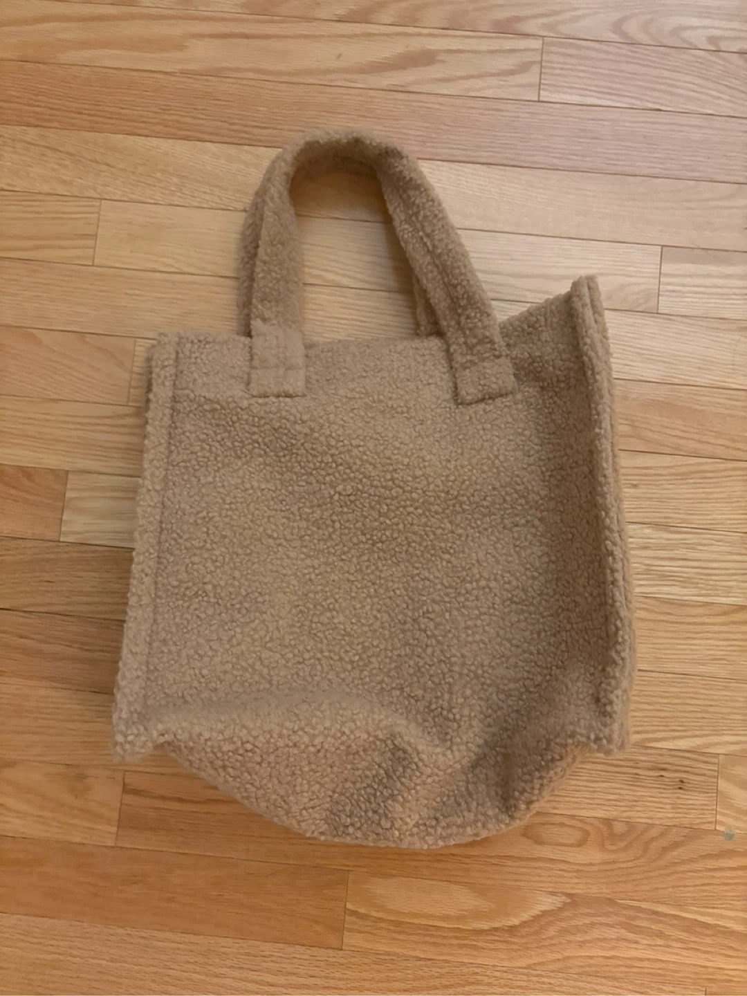 Tan Sherpa Tote Bag