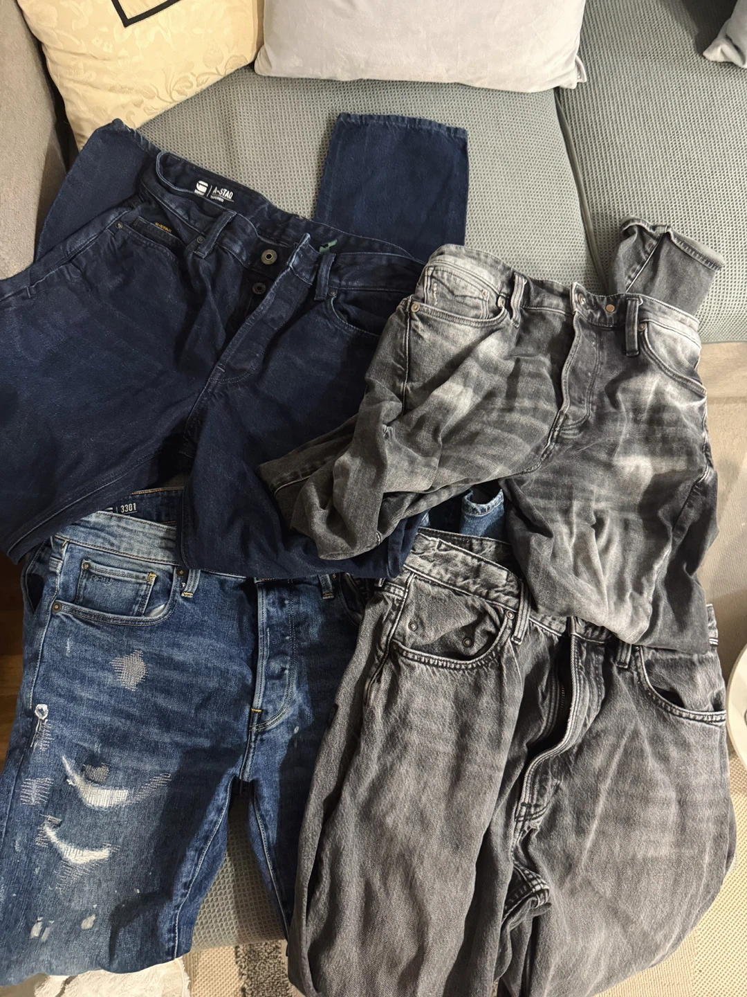 Men’s G-Star RAW Jeans Bundle – 4 Pairs | Sizes W29-W30