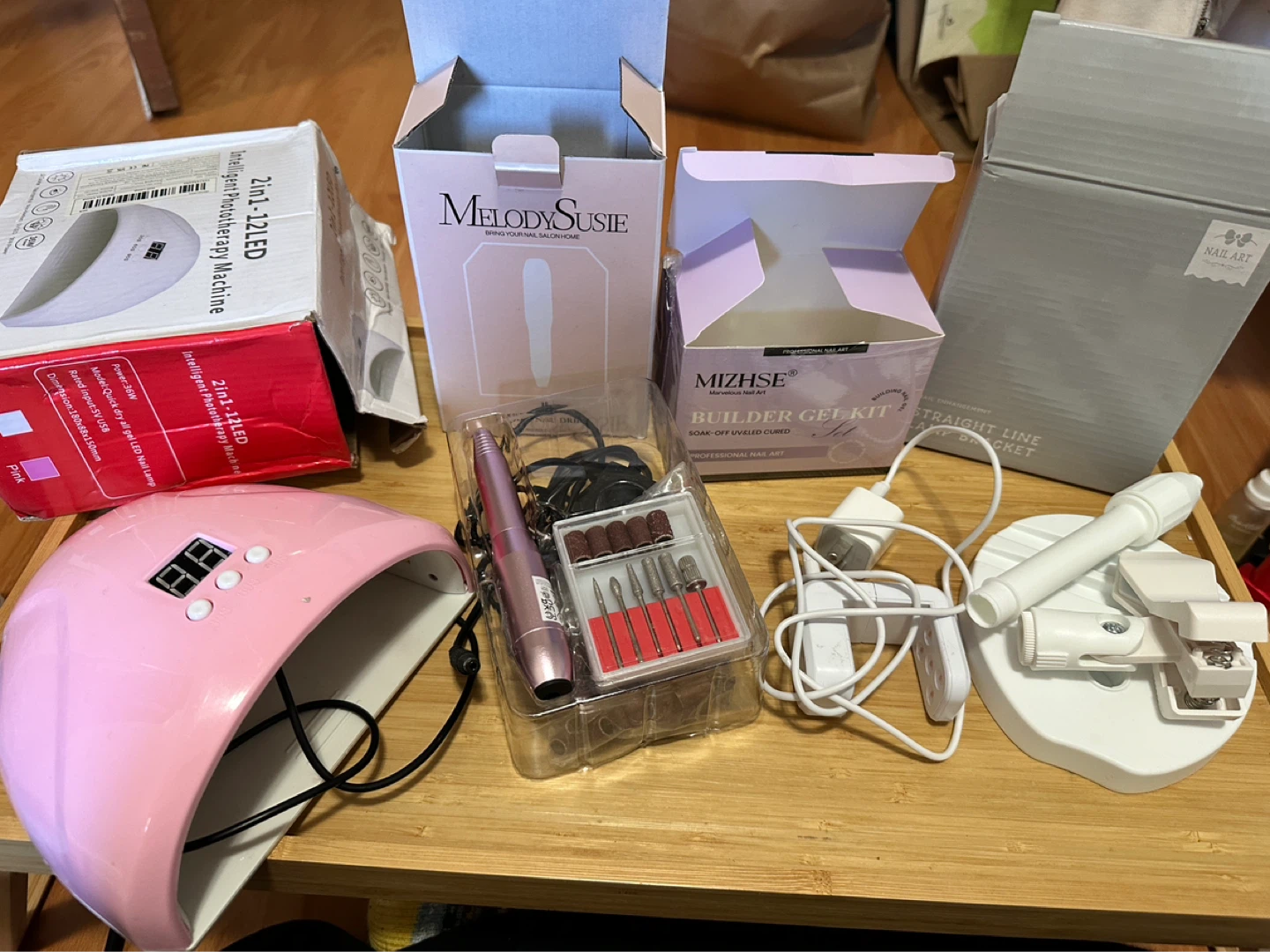 Nail Art Supplies Bundle with UV Lamp and Drill - photo 3