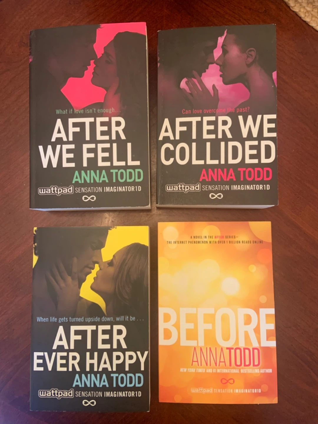 Anna Todd After Series Books 2•3•4-•5 !