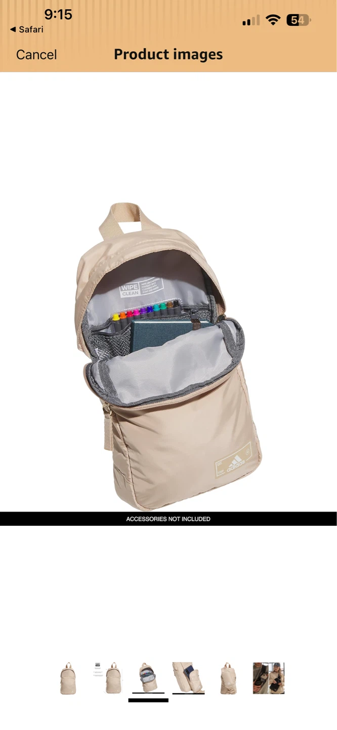 NEW! Adidas Essentials 2 Sling Crossbody Bag - Magic Beige - photo 5