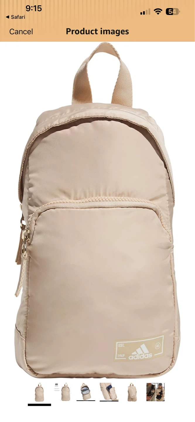 NEW! Adidas Essentials 2 Sling Crossbody Bag - Magic Beige - photo 3