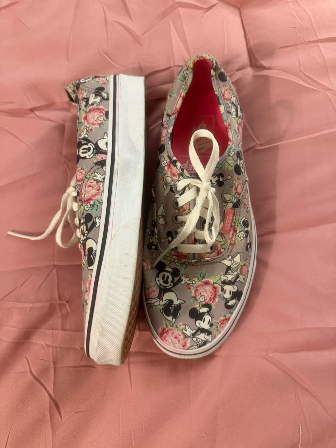 Vans Disney Mickey Mouse Floral Print Sneakers - photo 2