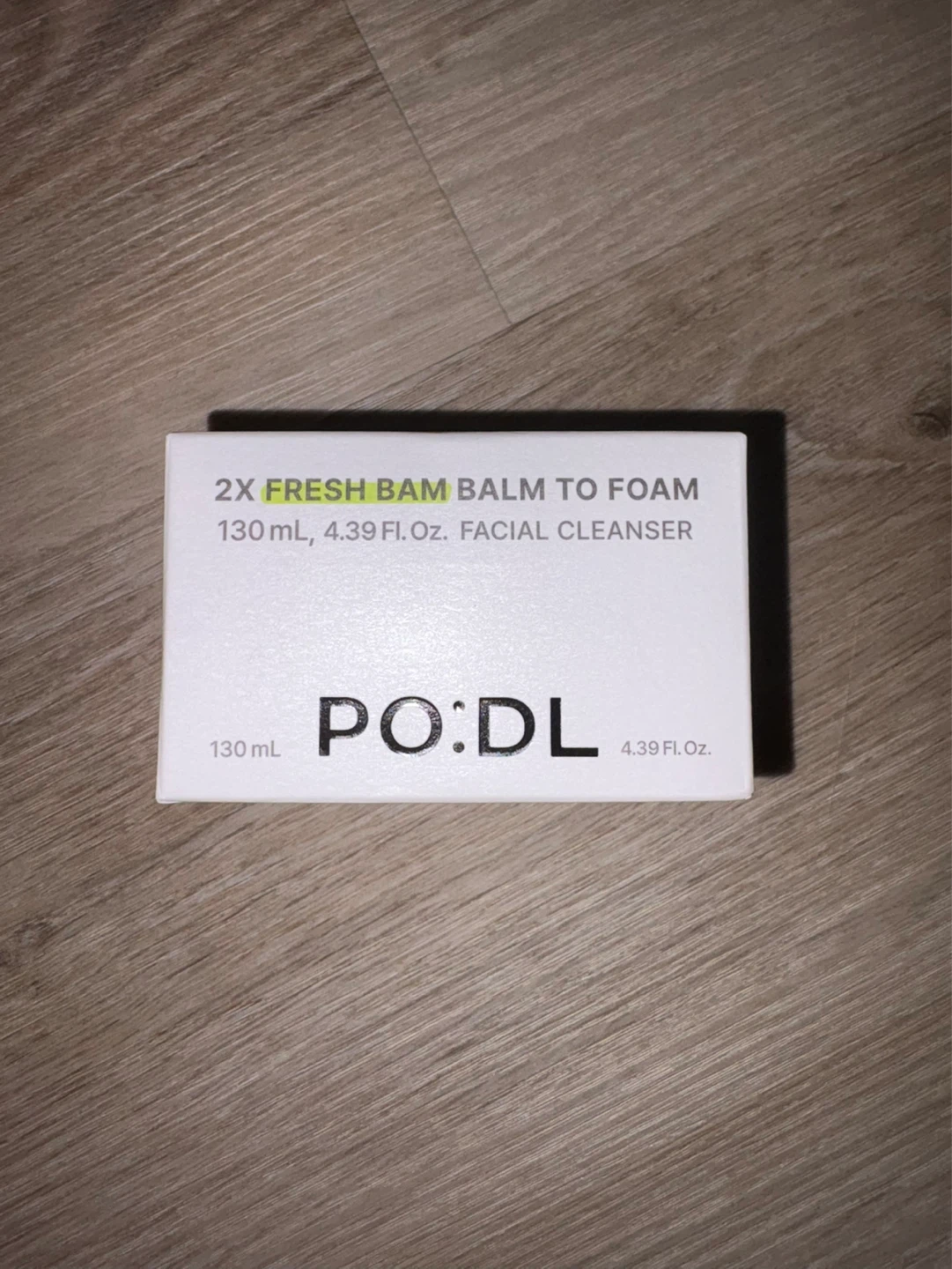 BRAND NEW PO:DL 2X Fresh Balm to Foam Facial Cleanser - 130mL