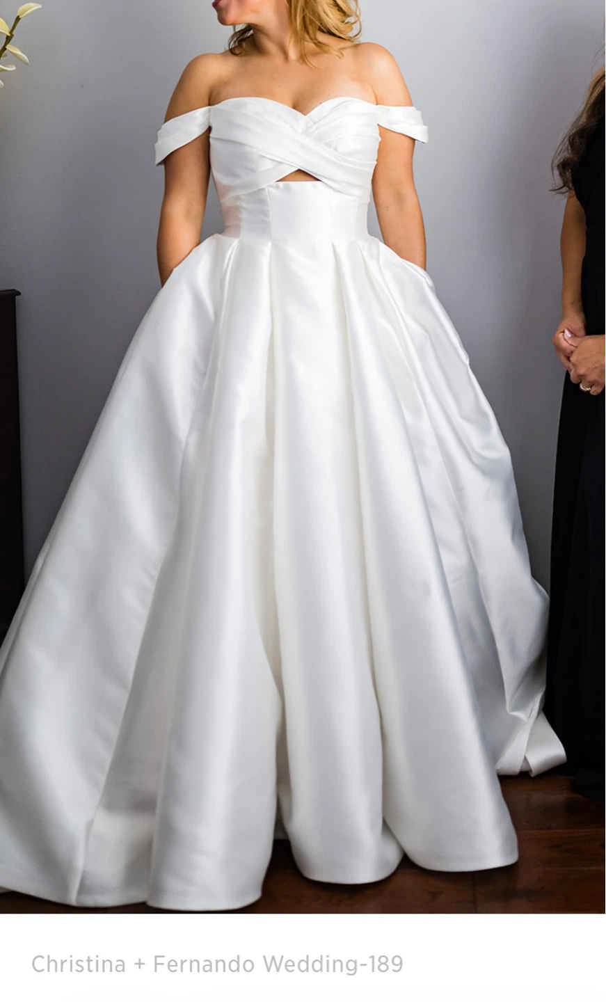 Maggie Sottero Off-the-Shoulder Ball Gown Wedding Dress - photo 2