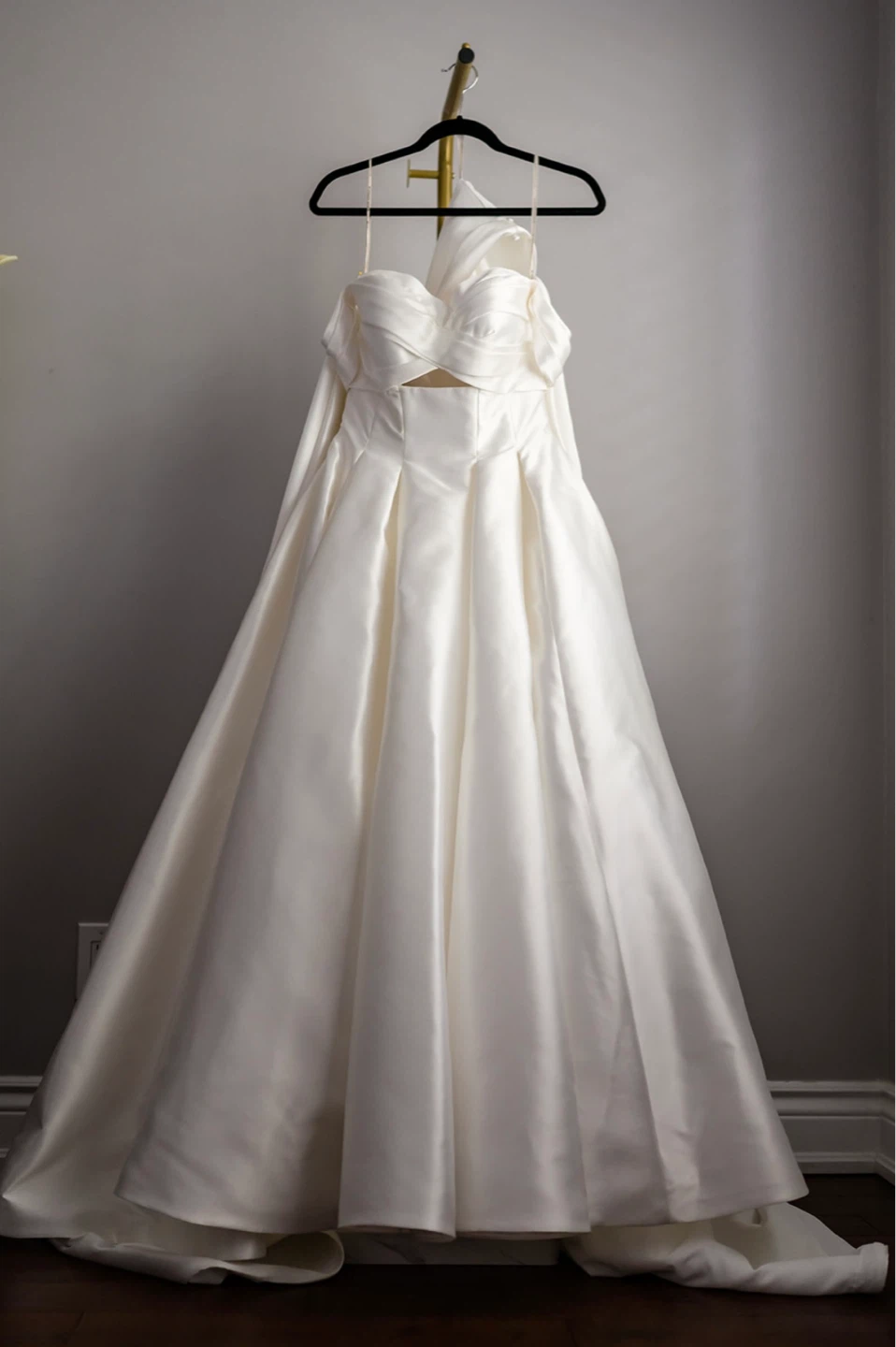 Maggie Sottero Off-the-Shoulder Ball Gown Wedding Dress