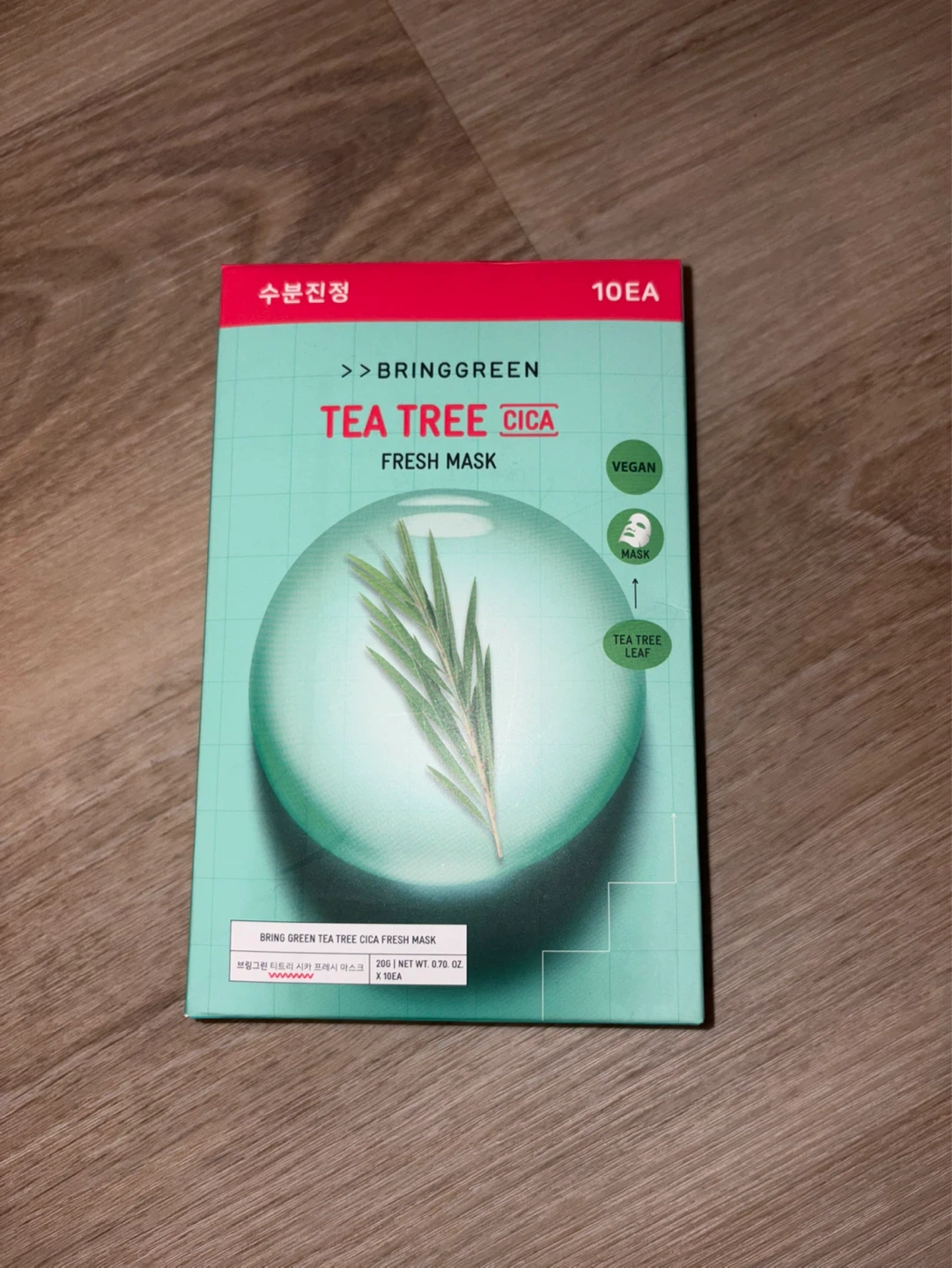 Bring Green Tea Tree Cica Fresh Mask - 10 Sheets