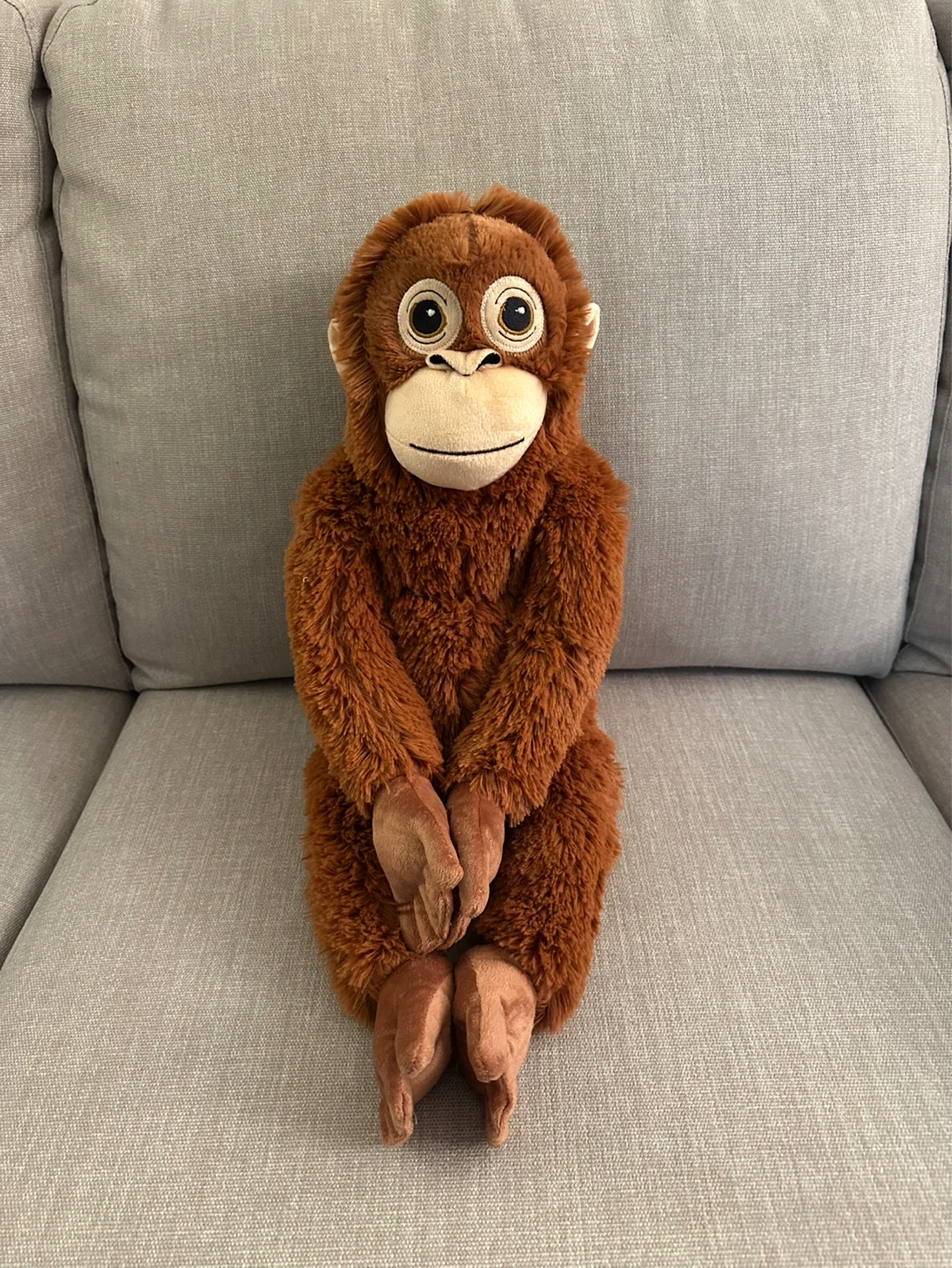 IKEA DJUNGELSKOG Orangutan Plush Viral Punch Monkey Toy - BNWT - photo 2