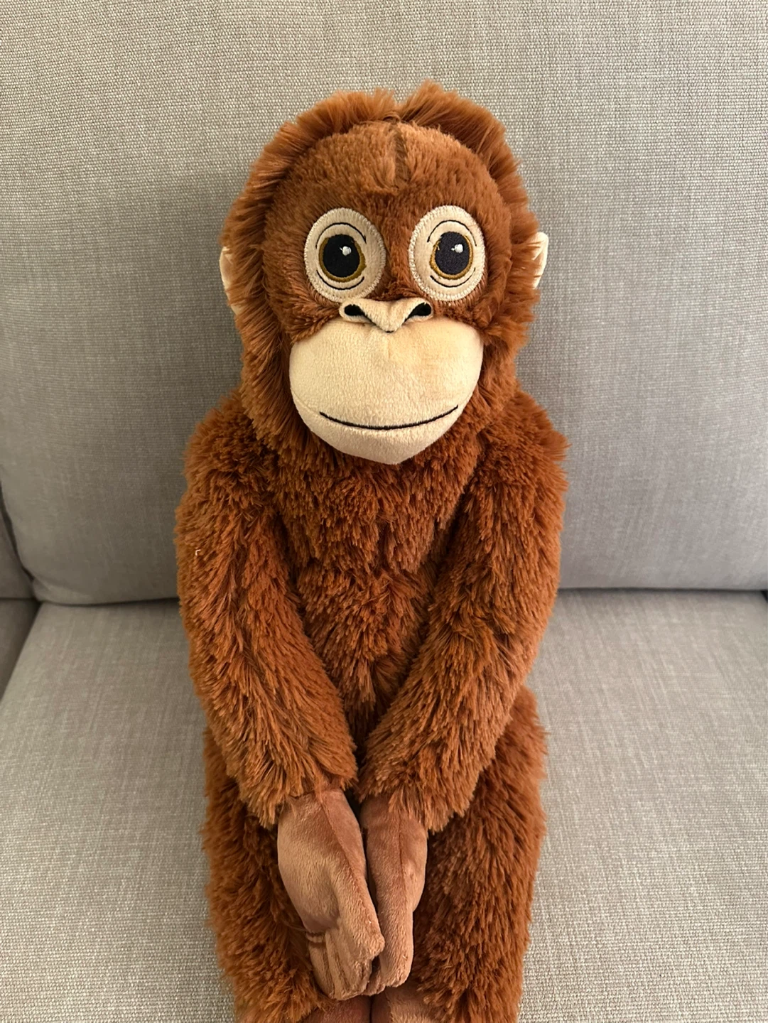IKEA DJUNGELSKOG Orangutan Plush Viral Punch Monkey Toy - BNWT - photo 3