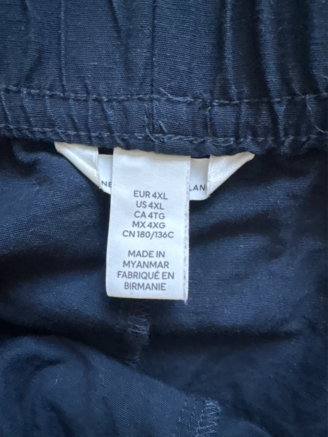 H&M Navy Blue Capri Pants - Size 4XL - photo 4