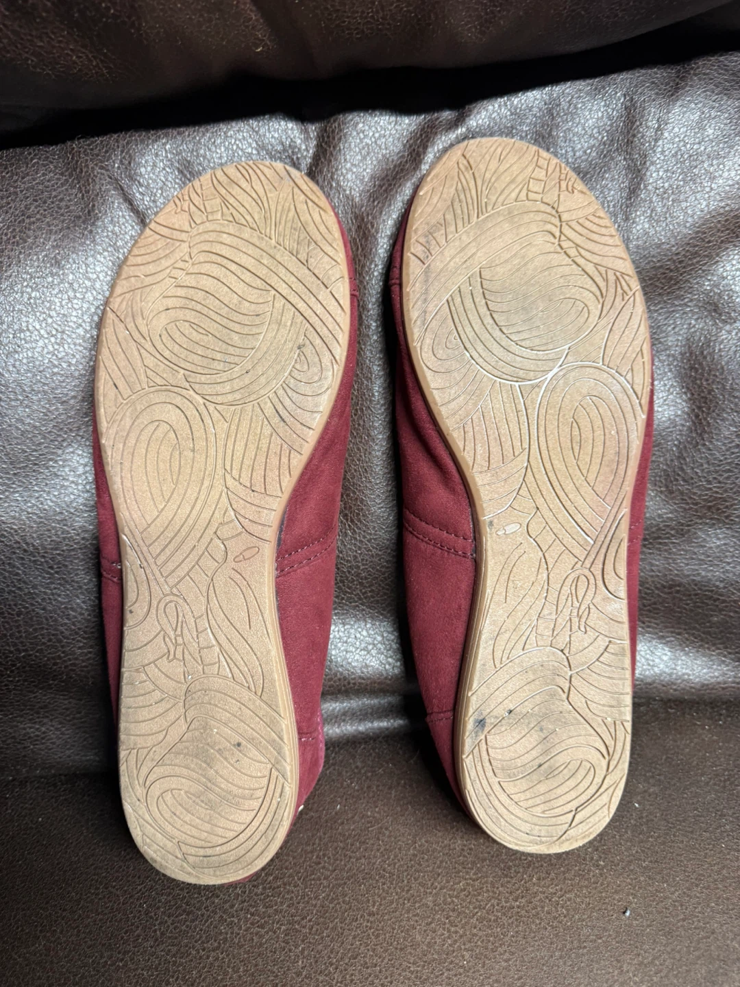 Camila Zoe Burgundy Slip-On Espadrille Flats - photo 5