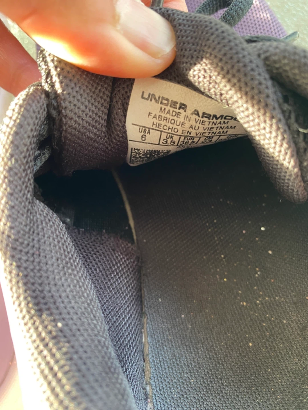 Under Armour Purple Running Shoes - photo 4