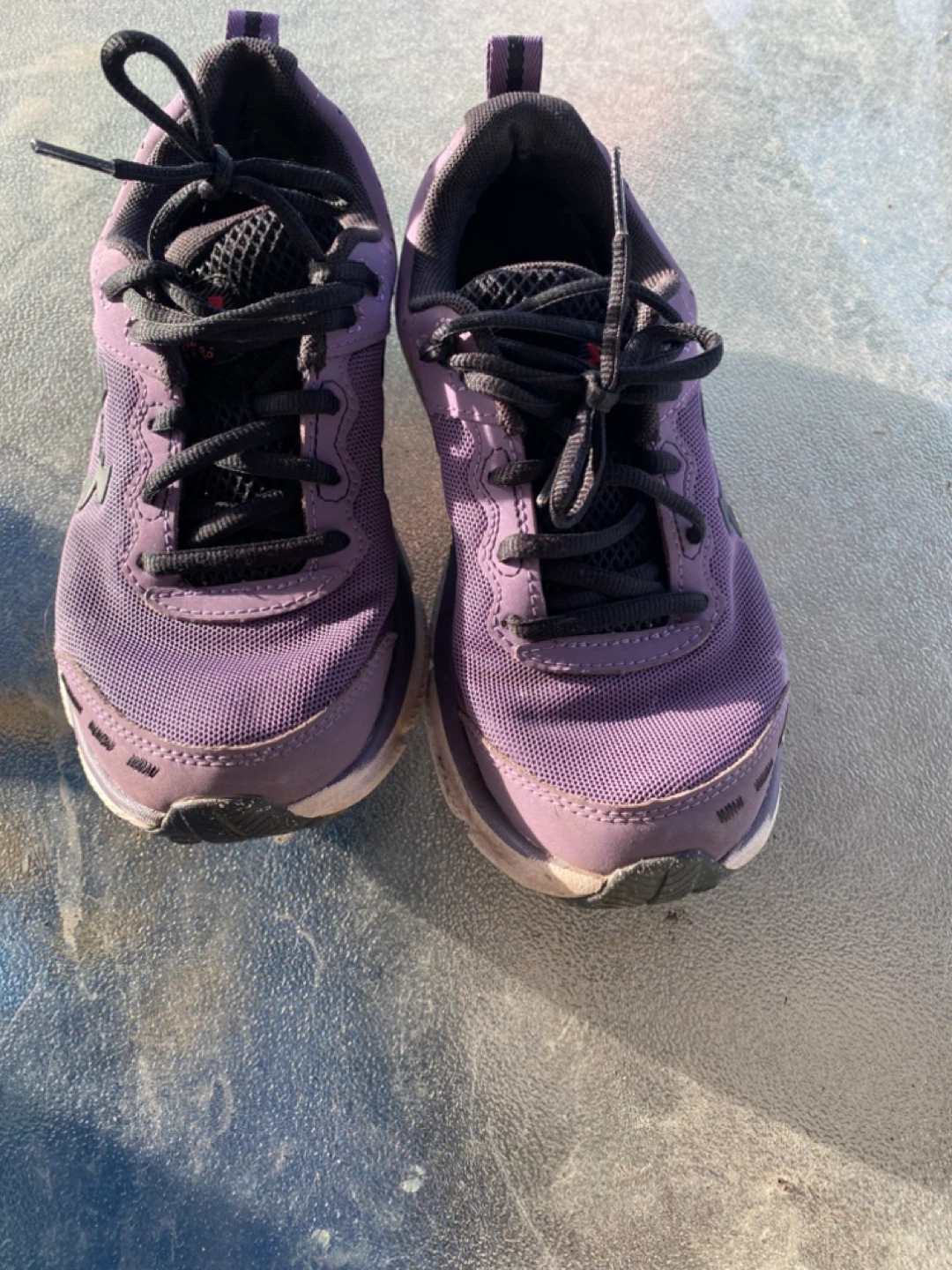 Under Armour Purple Running Shoes