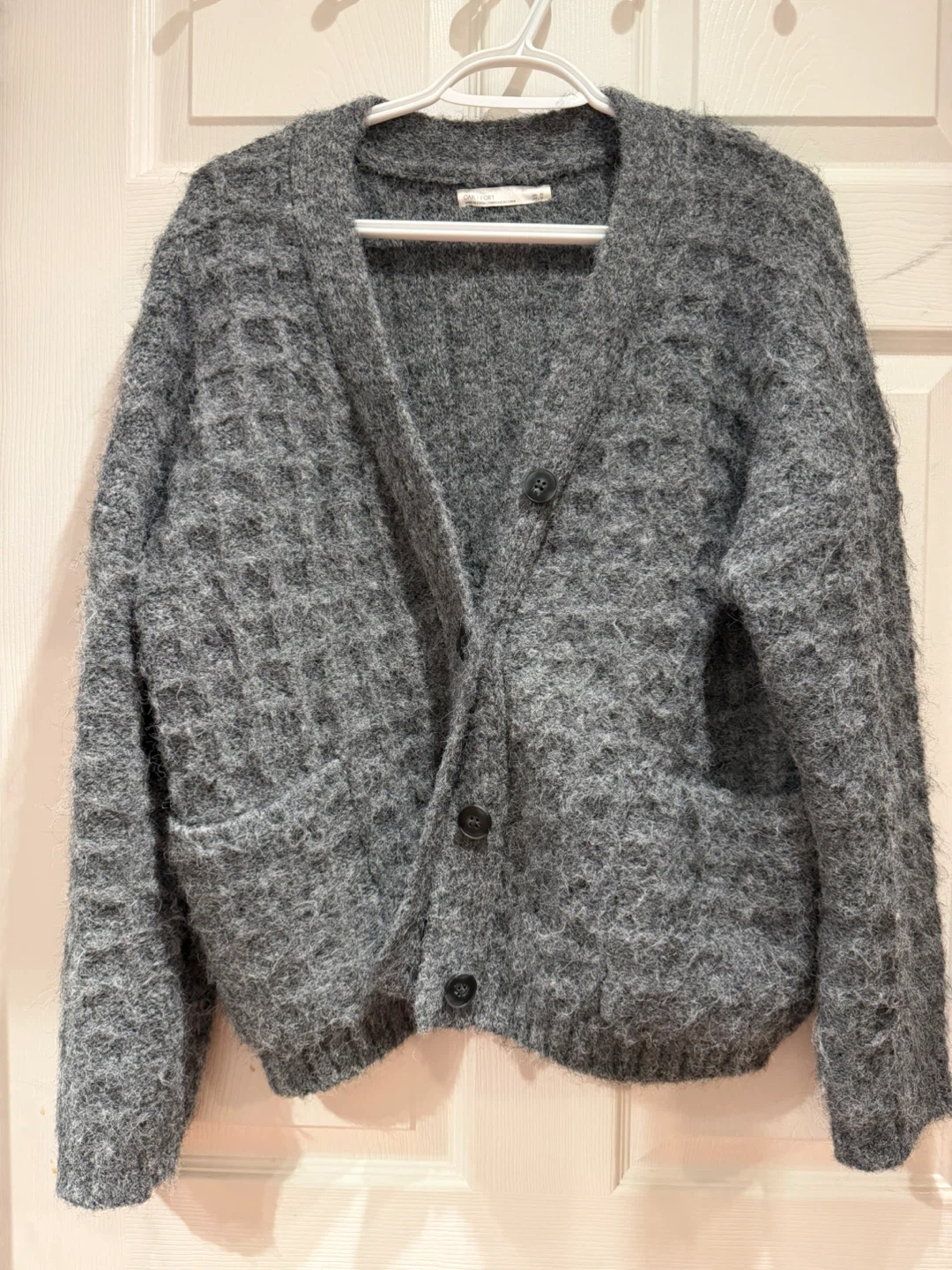 Grey Knit Cardigan