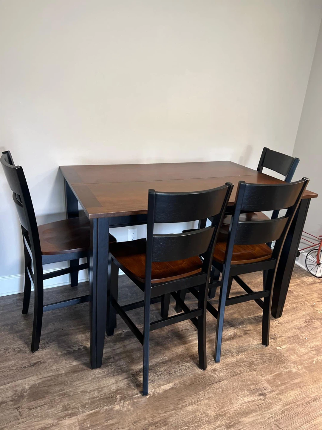 Counter Height Dining Table and Chairs Set