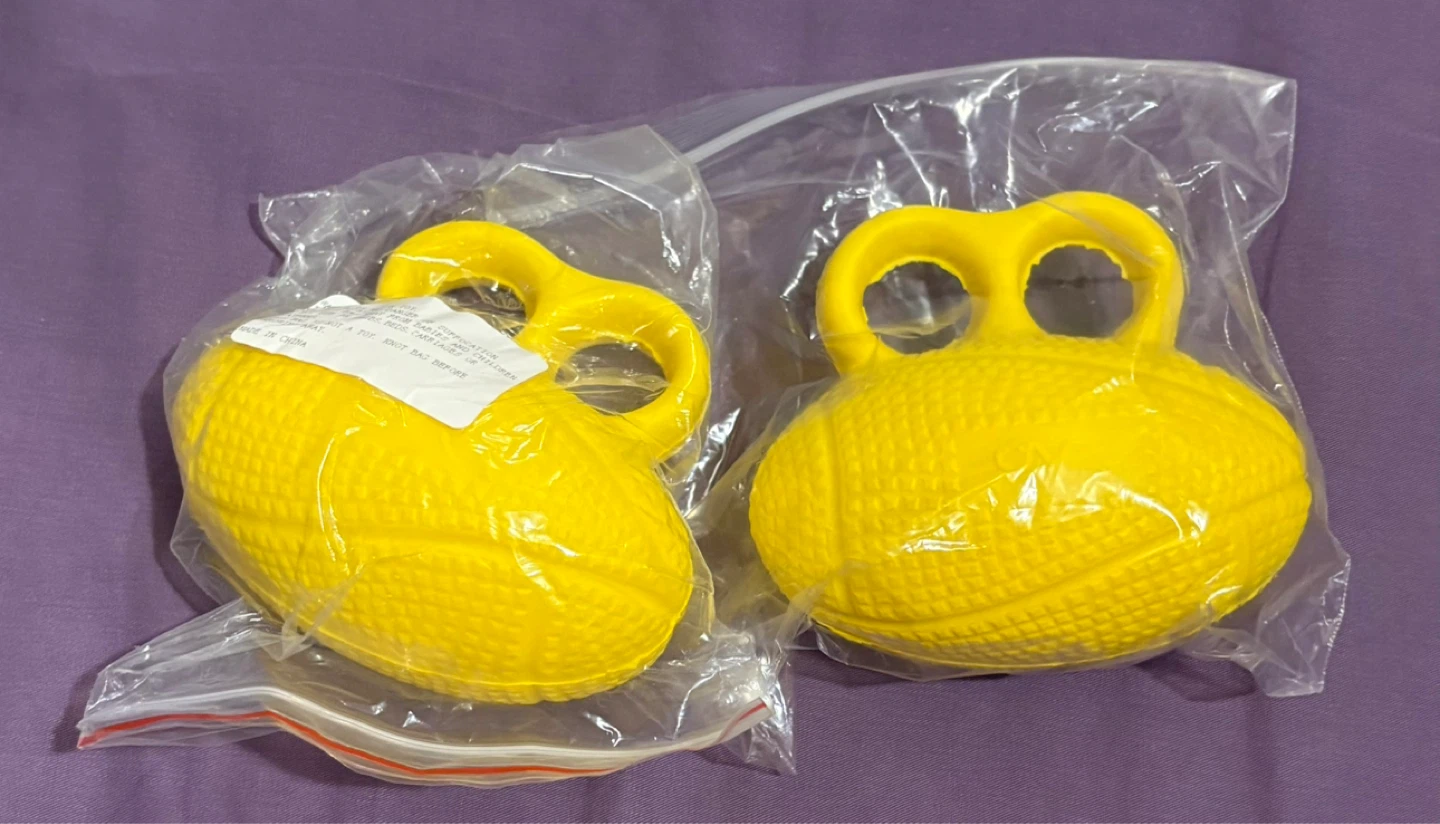 2x Yellow Hand Grip Strengtheners