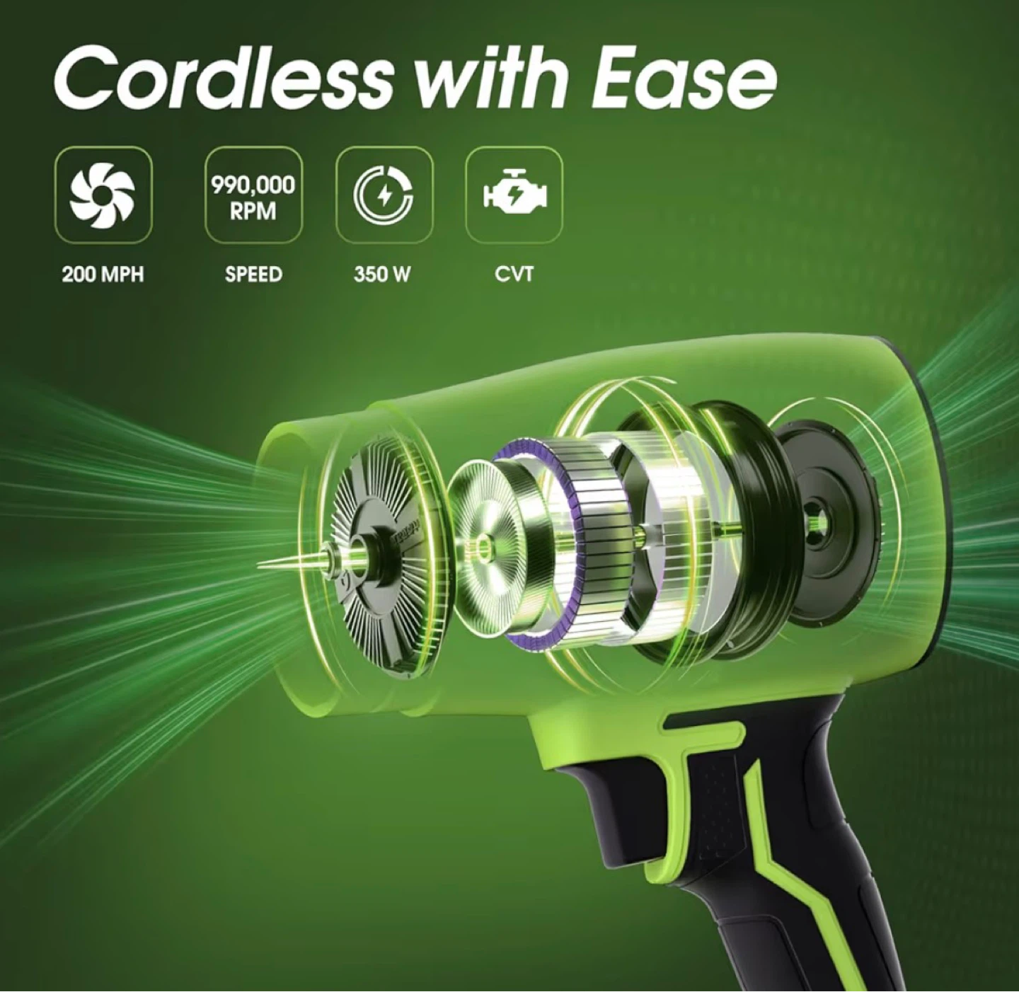 Cordless Leaf Blower - photo 4