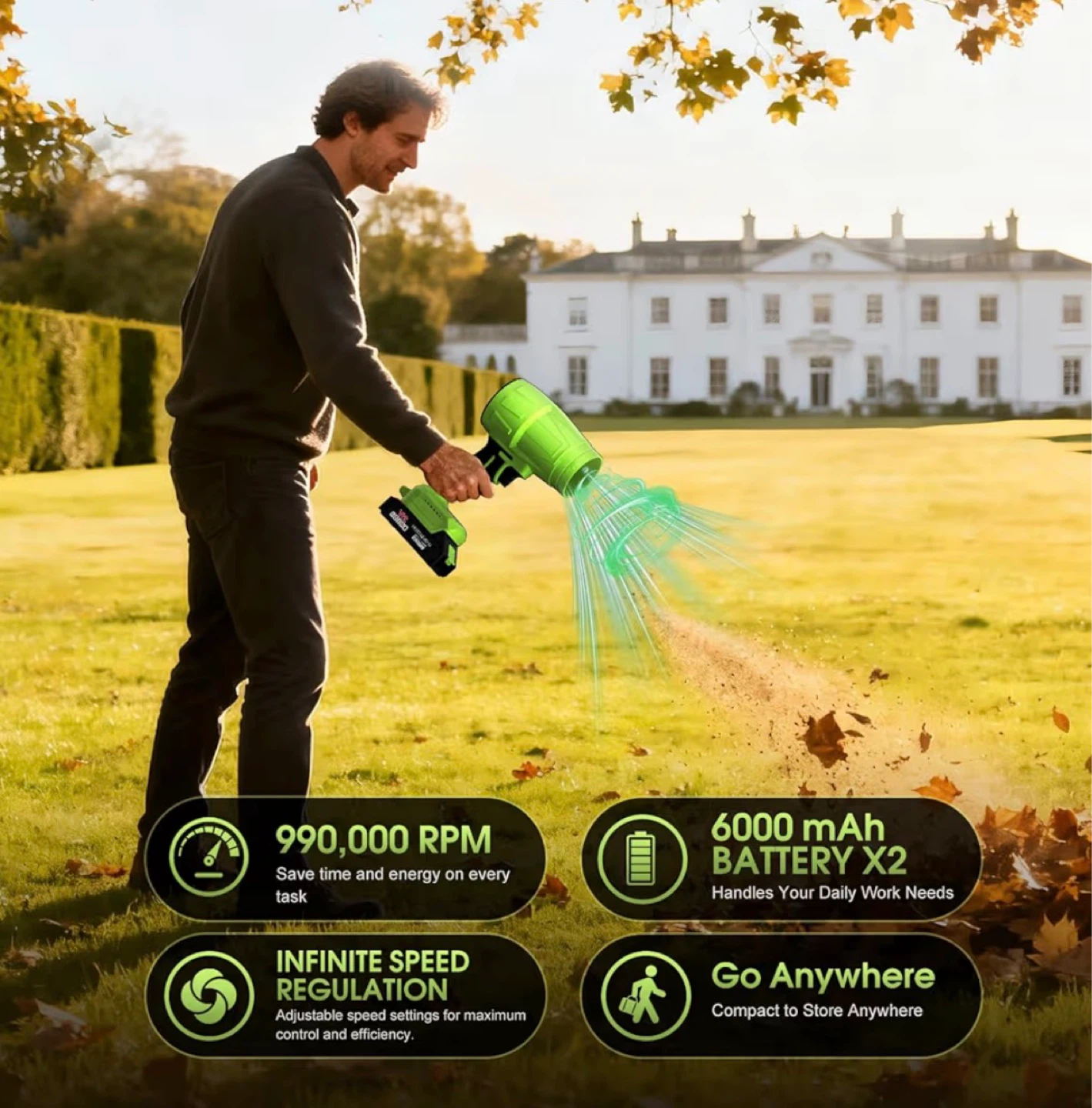 Cordless Leaf Blower - photo 3