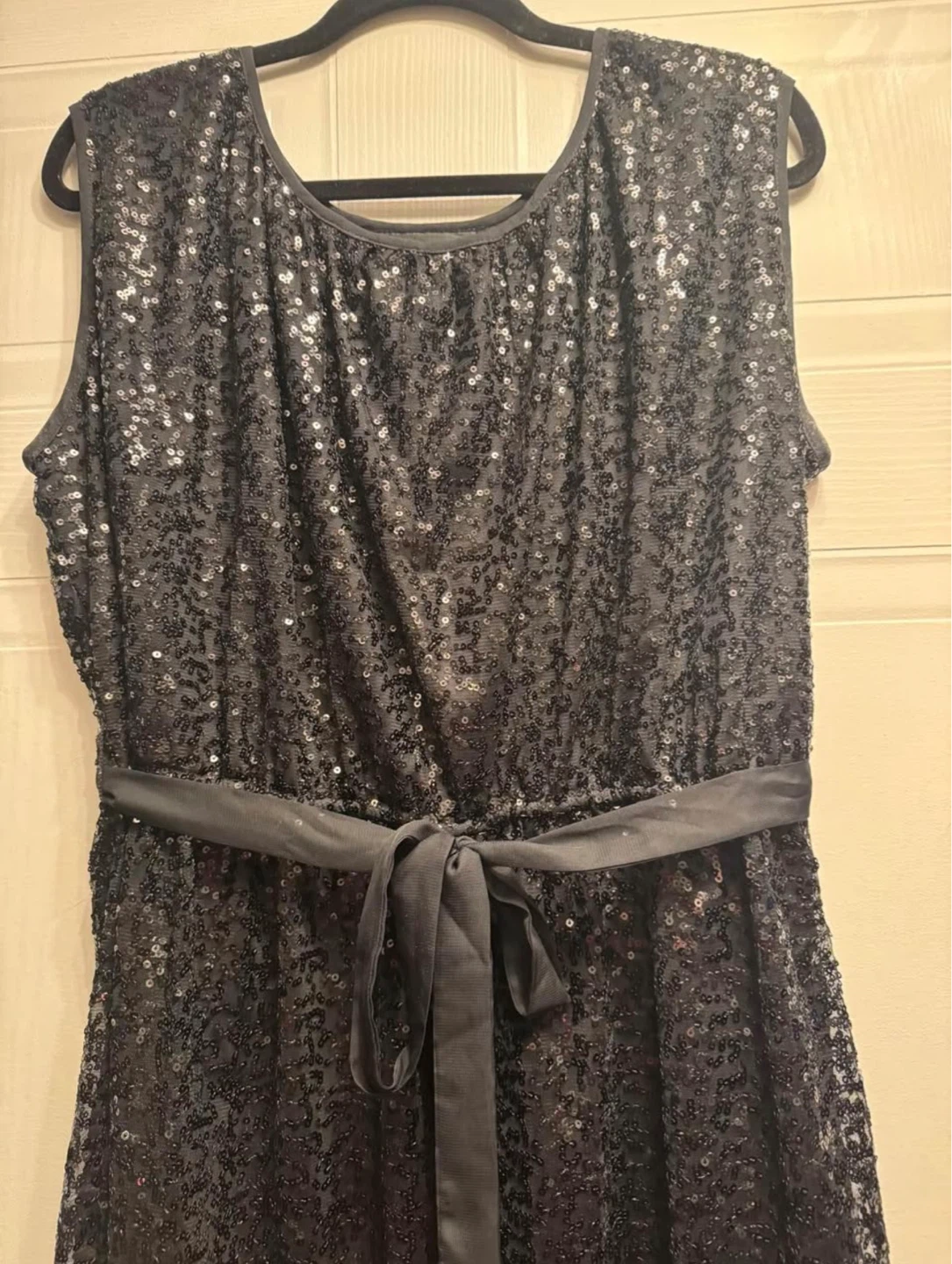 Sparkly Black Sleeveless Dress - photo 3