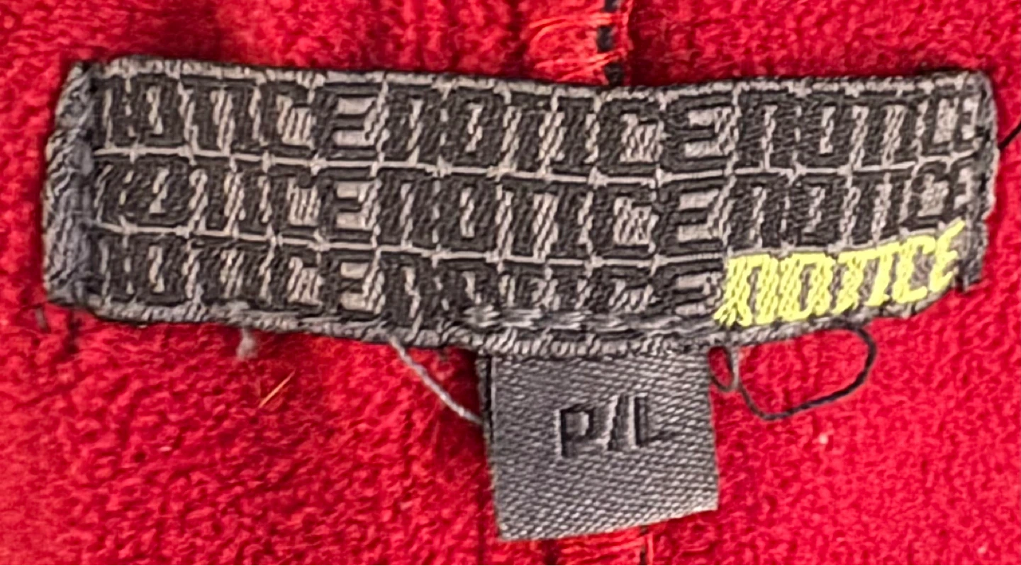 ✨✨NOTICE fleece jacket P/L black with red trim - photo 5