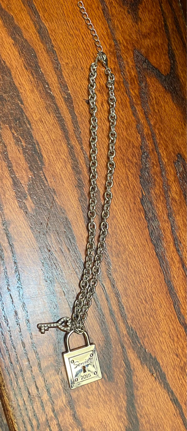 Senior Lock and Key Charm Necklace 2015 - photo 5