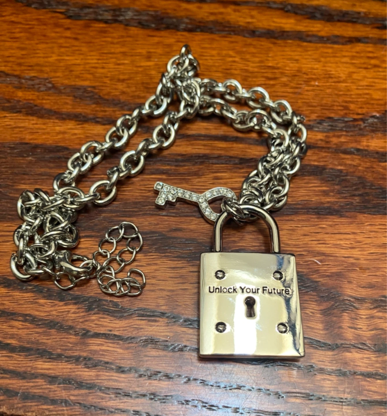 Senior Lock and Key Charm Necklace 2015 - photo 4