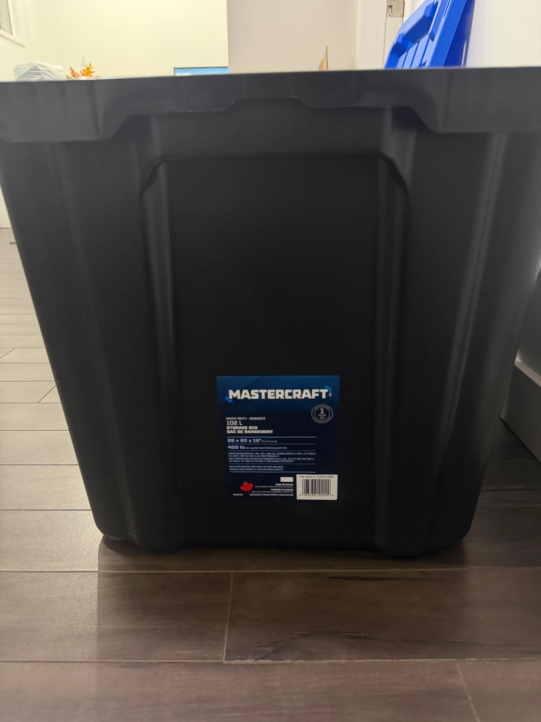 Moving sale - Set of 4 Mastercraft 102 L Storage Bin - photo 3