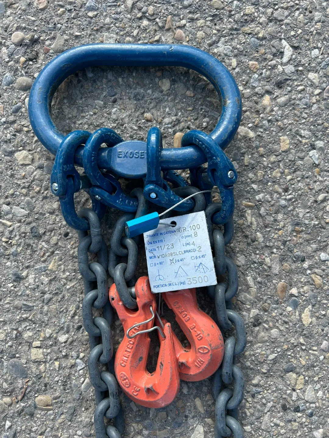 Grade 100 Chain Slings 3500kg - photo 2