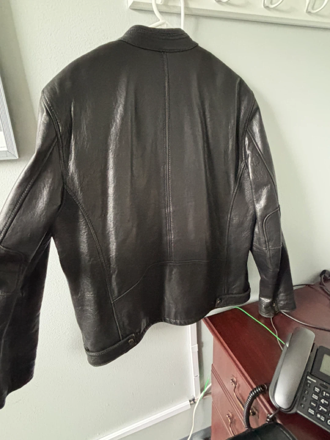XL Marc New York Men's Black Leather Jacket - photo 2