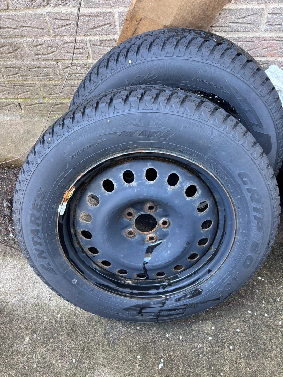 Antares Grip 60 Winter Tires with Rims (Set of 4) - photo 2
