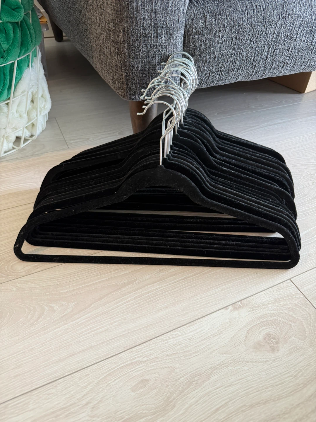 Black Velvet Hangers - Set of 23 - photo 2