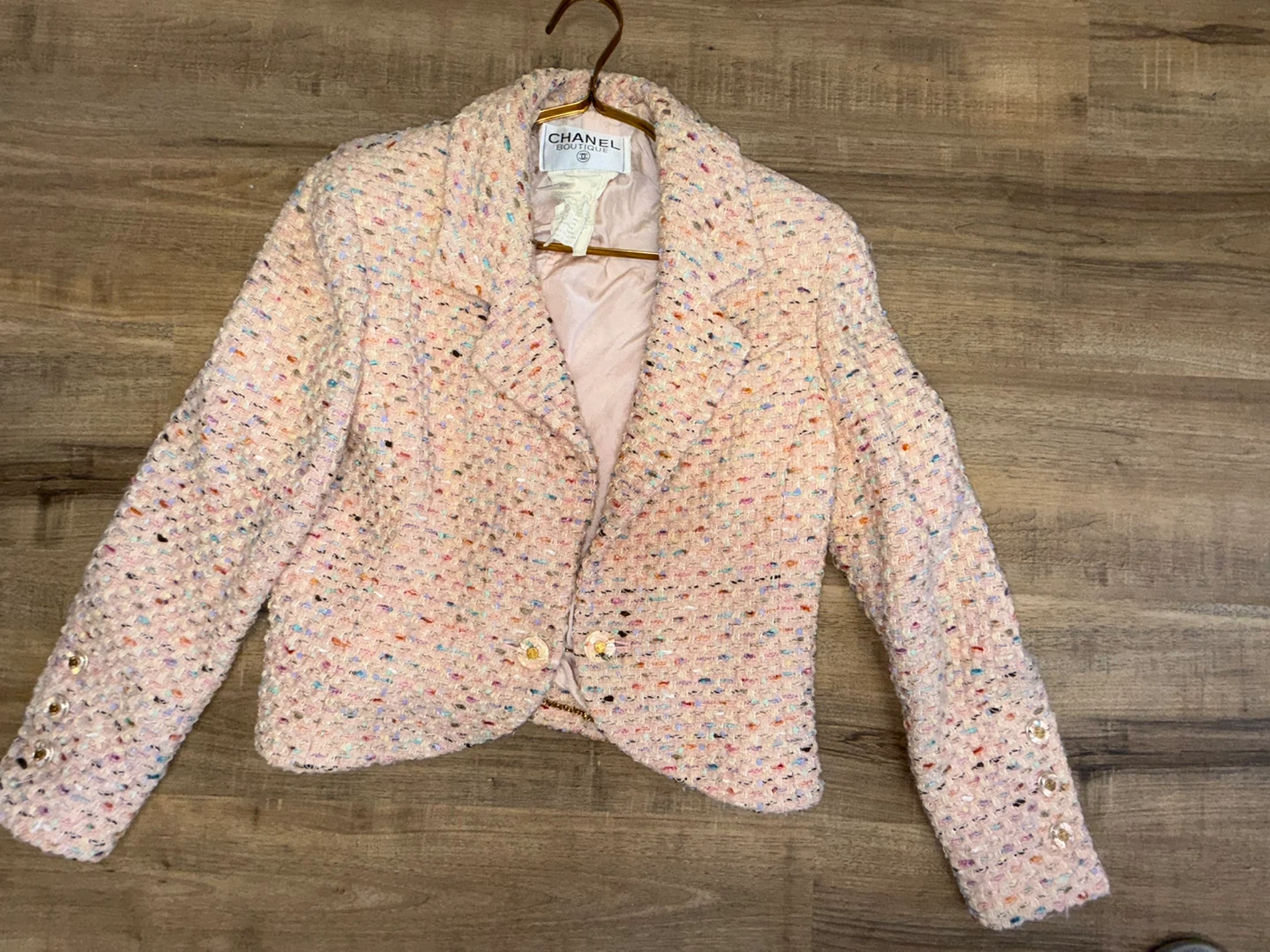 Chanel Boutique Tweed Blazer