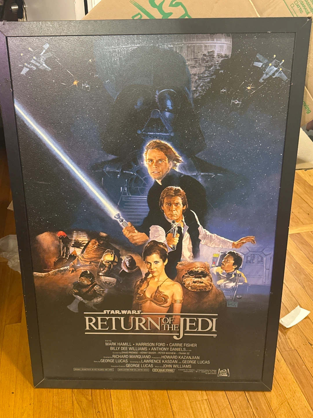 Star Wars Return of the Jedi Framed Movie Poster
