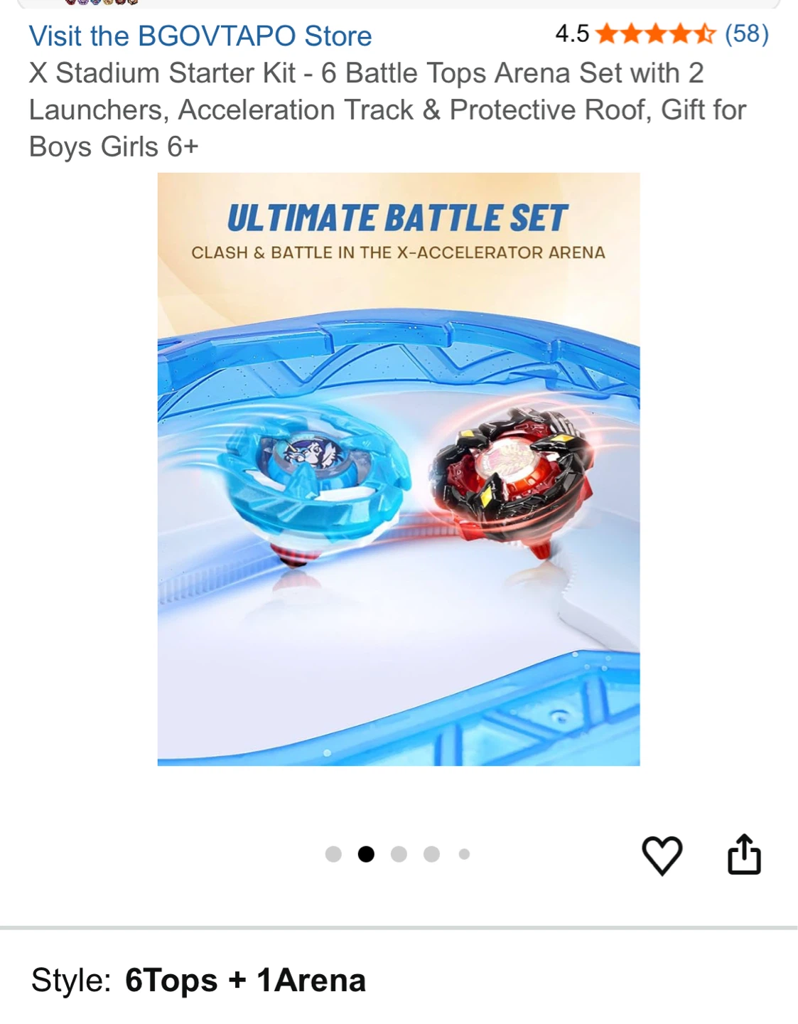 X Stadium Starter Kit Beyblade Arena Set - photo 2