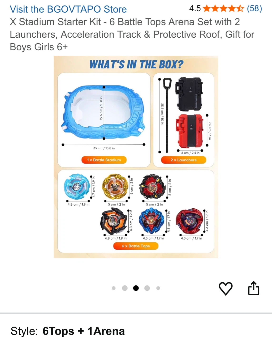 X Stadium Starter Kit Beyblade Arena Set - photo 5