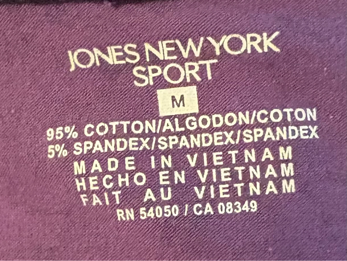 ✨✨Jones New York Sport Purple Paisley Mock Neck Top Size M - photo 5