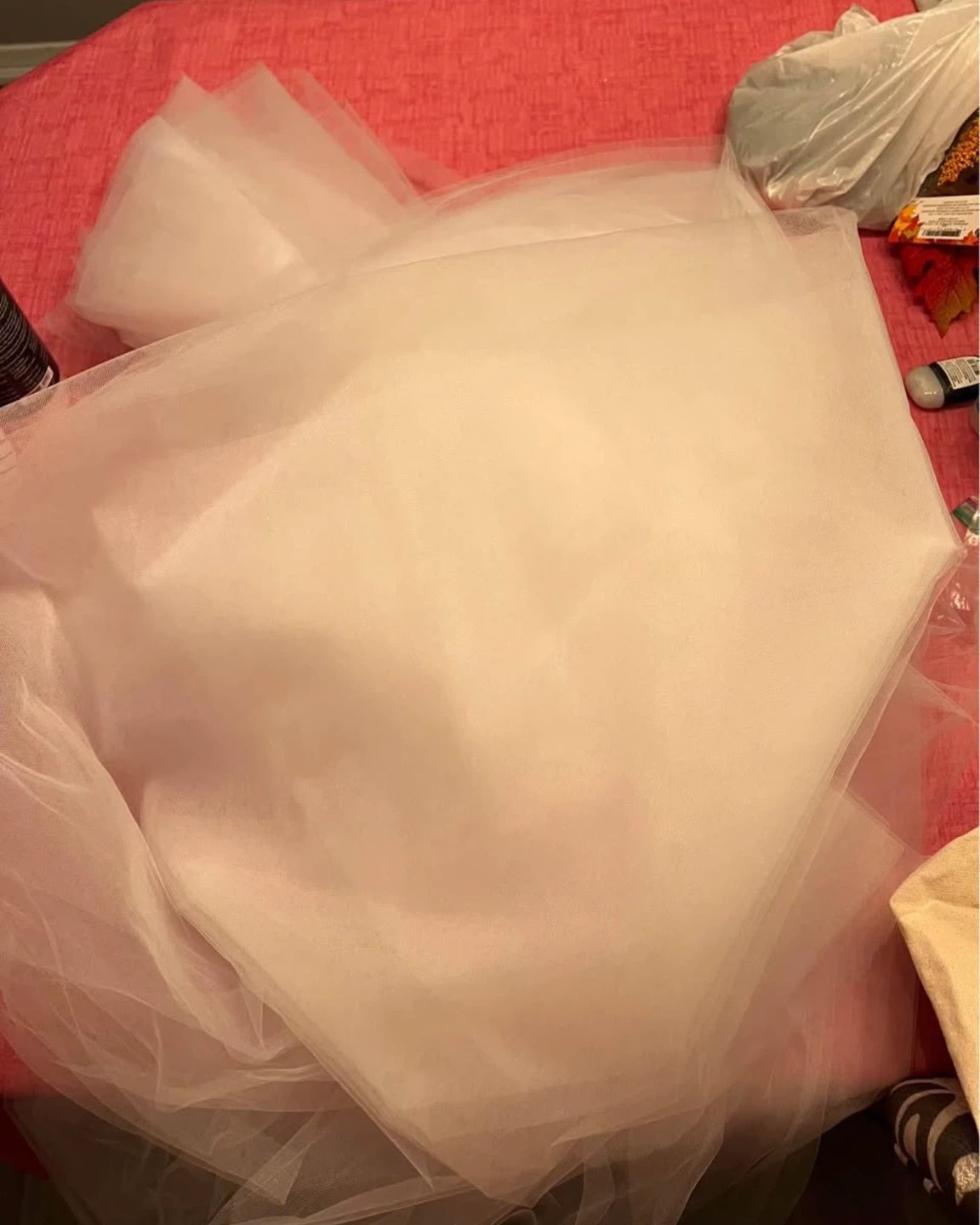 White Tulle Fabric - photo 2
