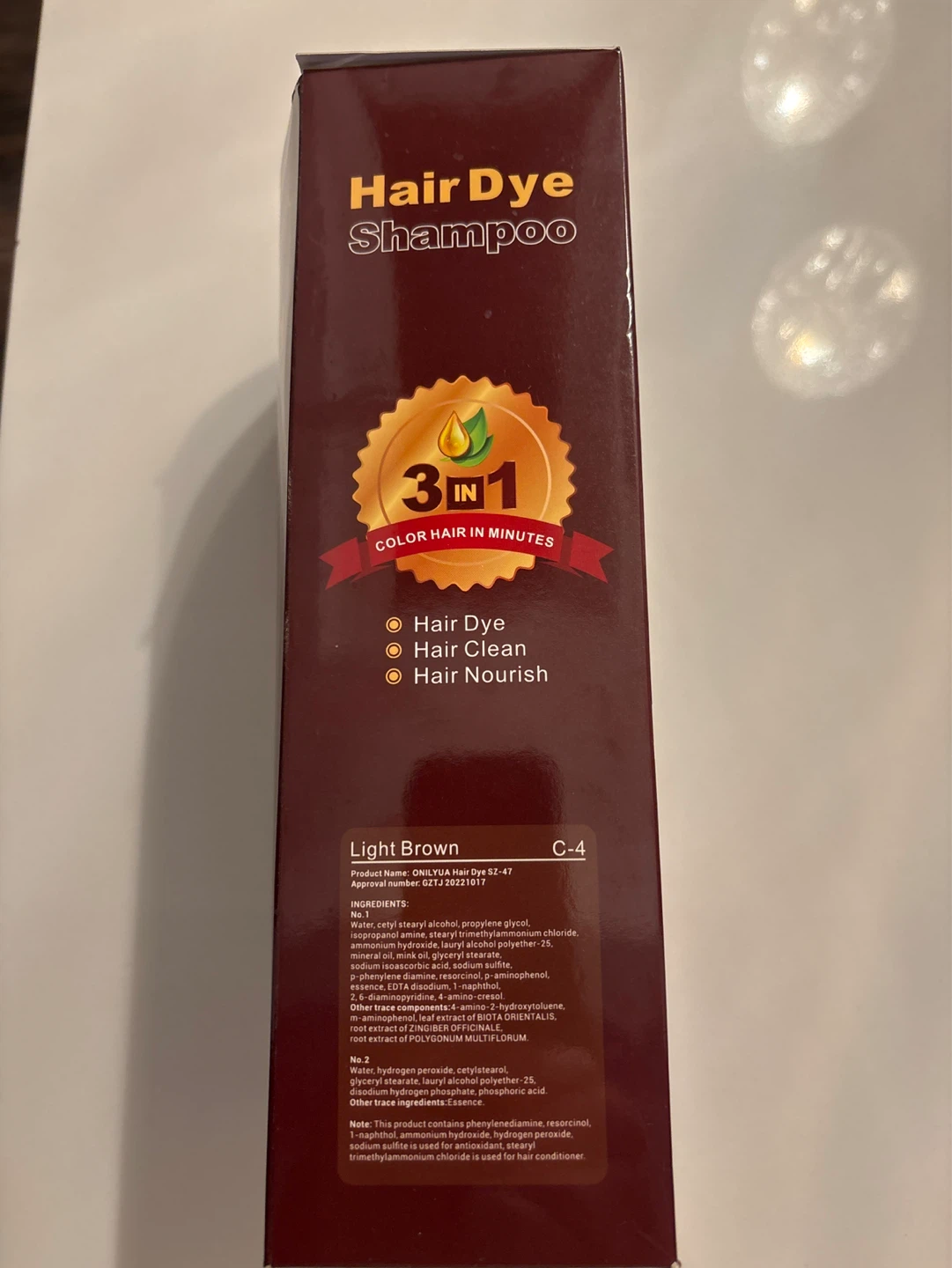 ONILYUA Hair Dye Shampoo 3 in 1 - photo 4