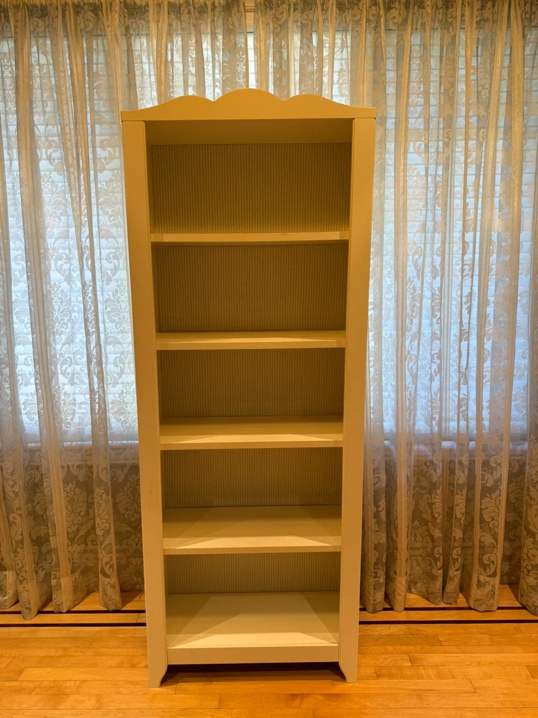 White 5-Shelf Bookcase