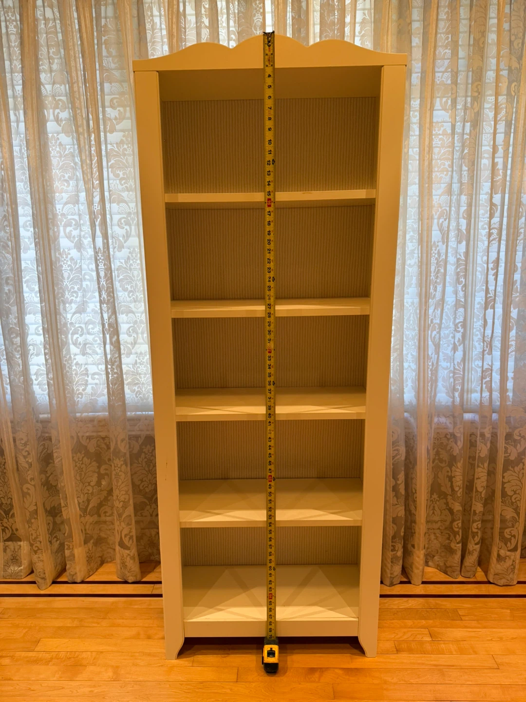 White 5-Shelf Bookcase - photo 5