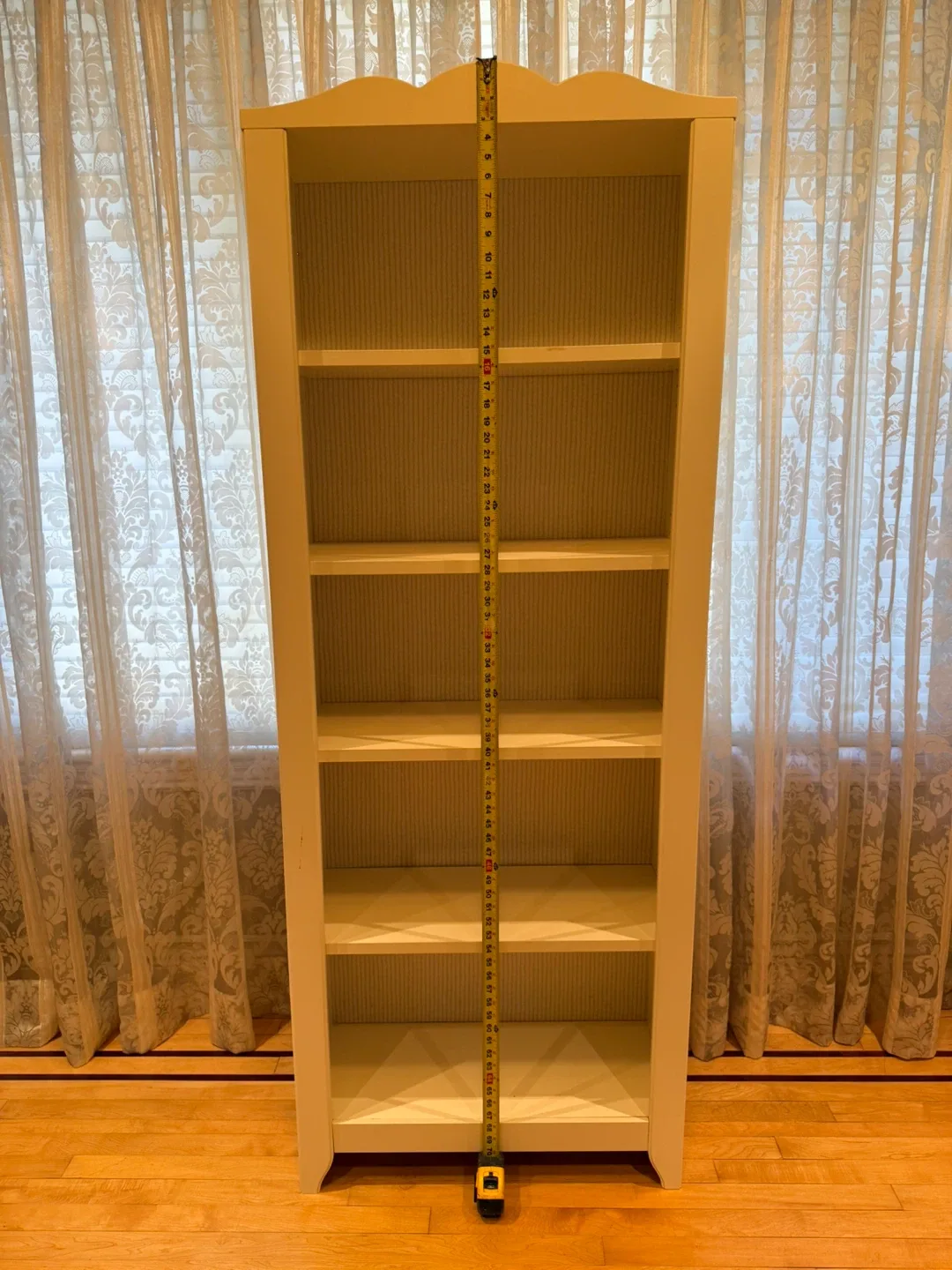 White 5-Shelf Bookcase - photo 5