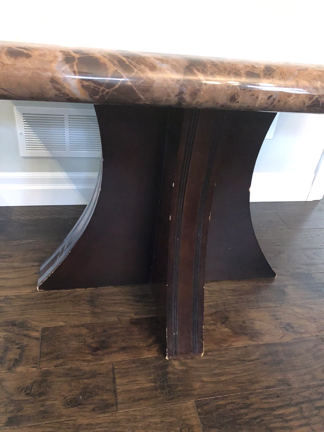 Free : Marble and Wood  dinner Table - photo 2