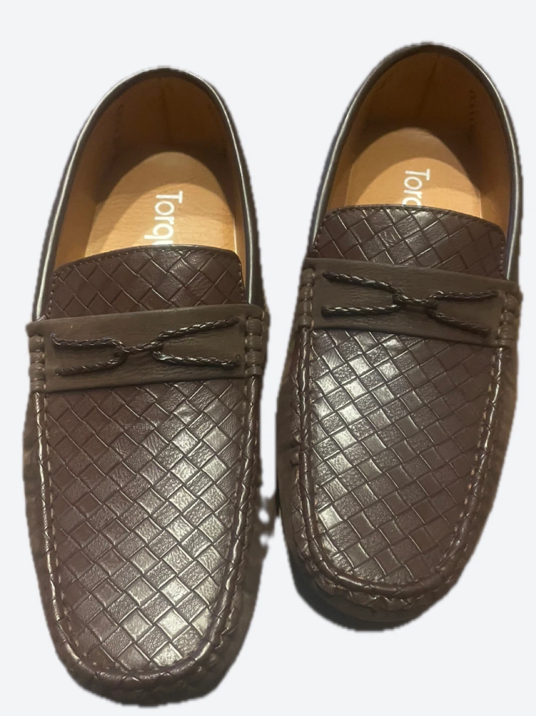 Torque Men's Brown Loafers Size 9.5