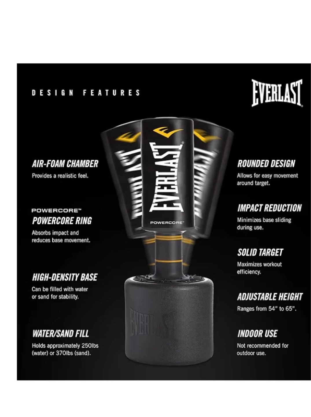 Everlast Powercore Free Standing Punching Bag - photo 4