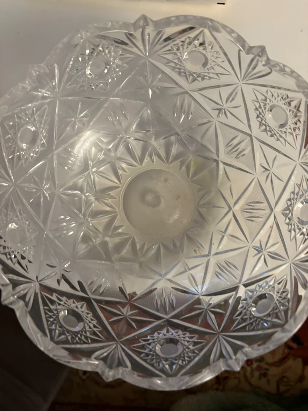 Decorative Glass and Gold ceiling light - photo 2