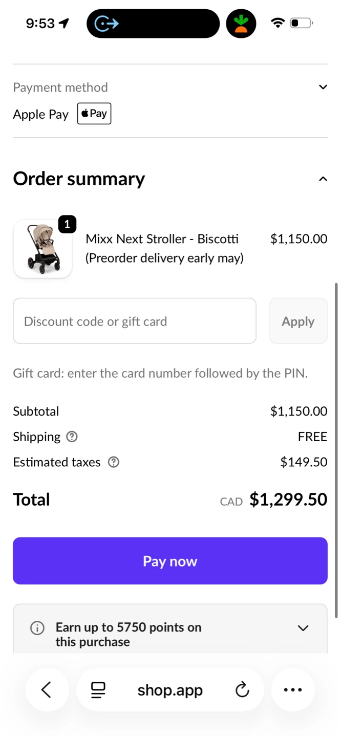 Nuna Mixx Next Stroller - Biscotti - photo 4