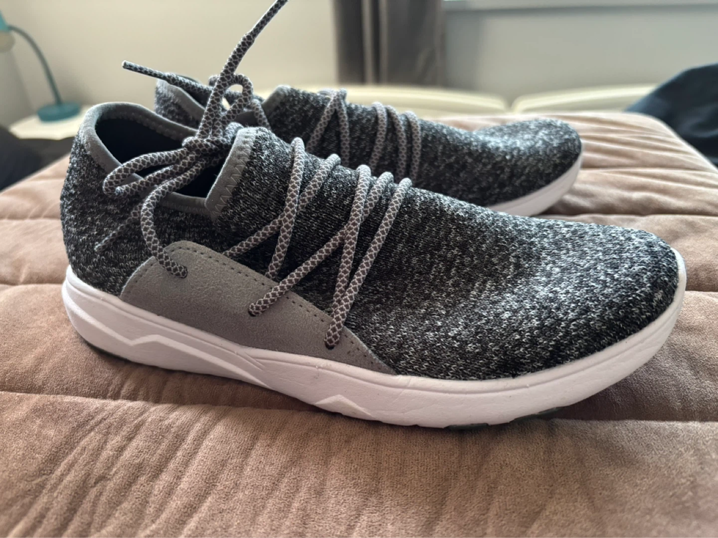 Vessi Sneakers Grey Knit Size 8