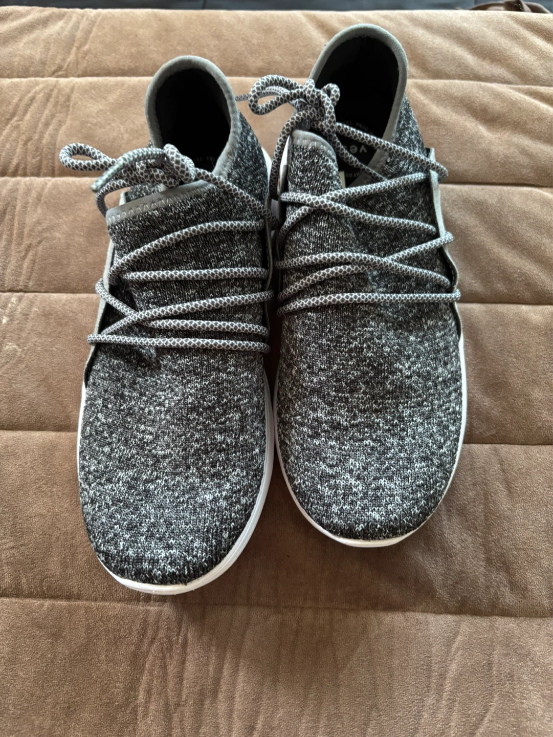 Vessi Sneakers Grey Knit Size 8 - photo 2