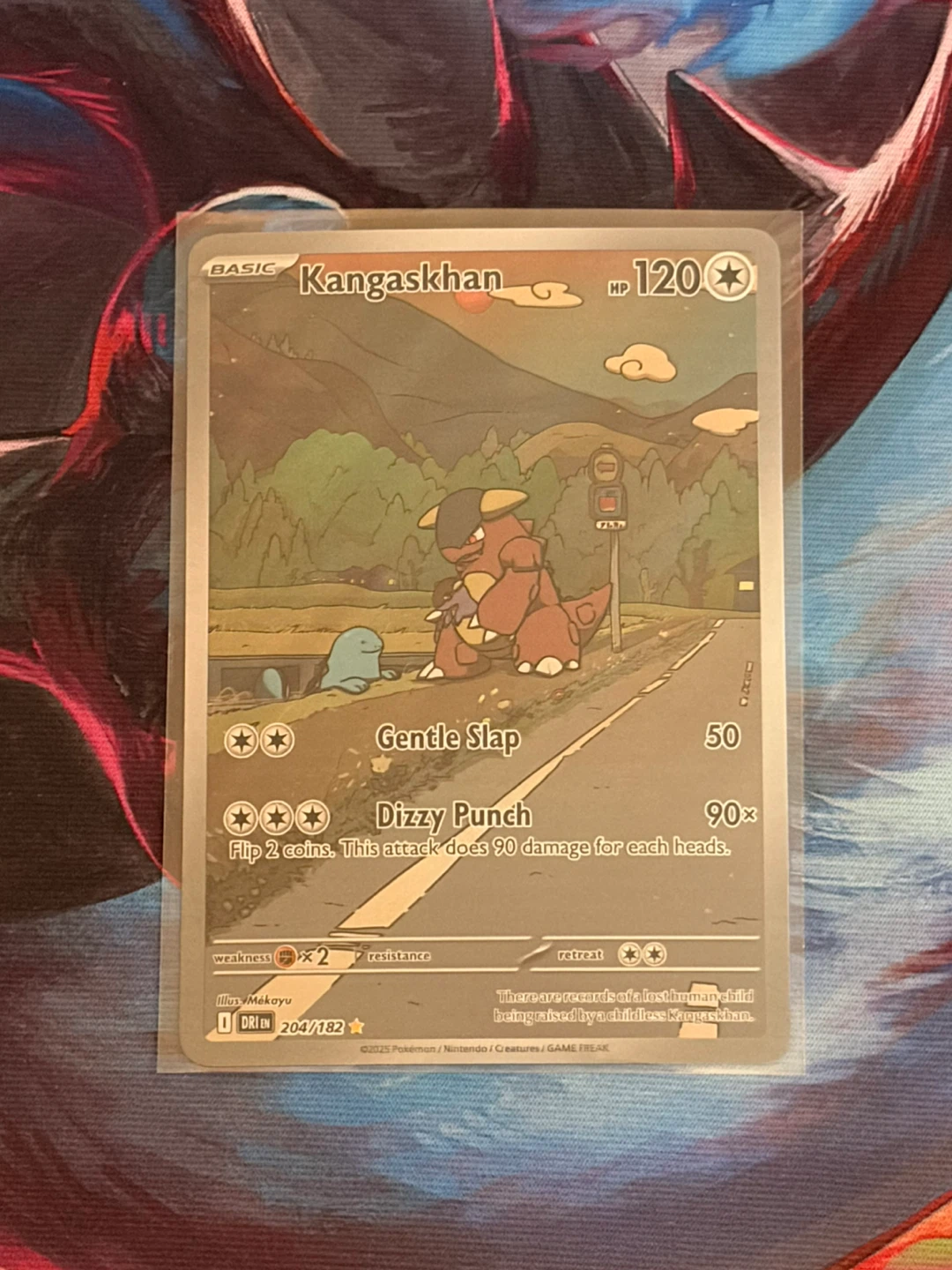 Pokemon Kangaskhan Illustration Rare Card