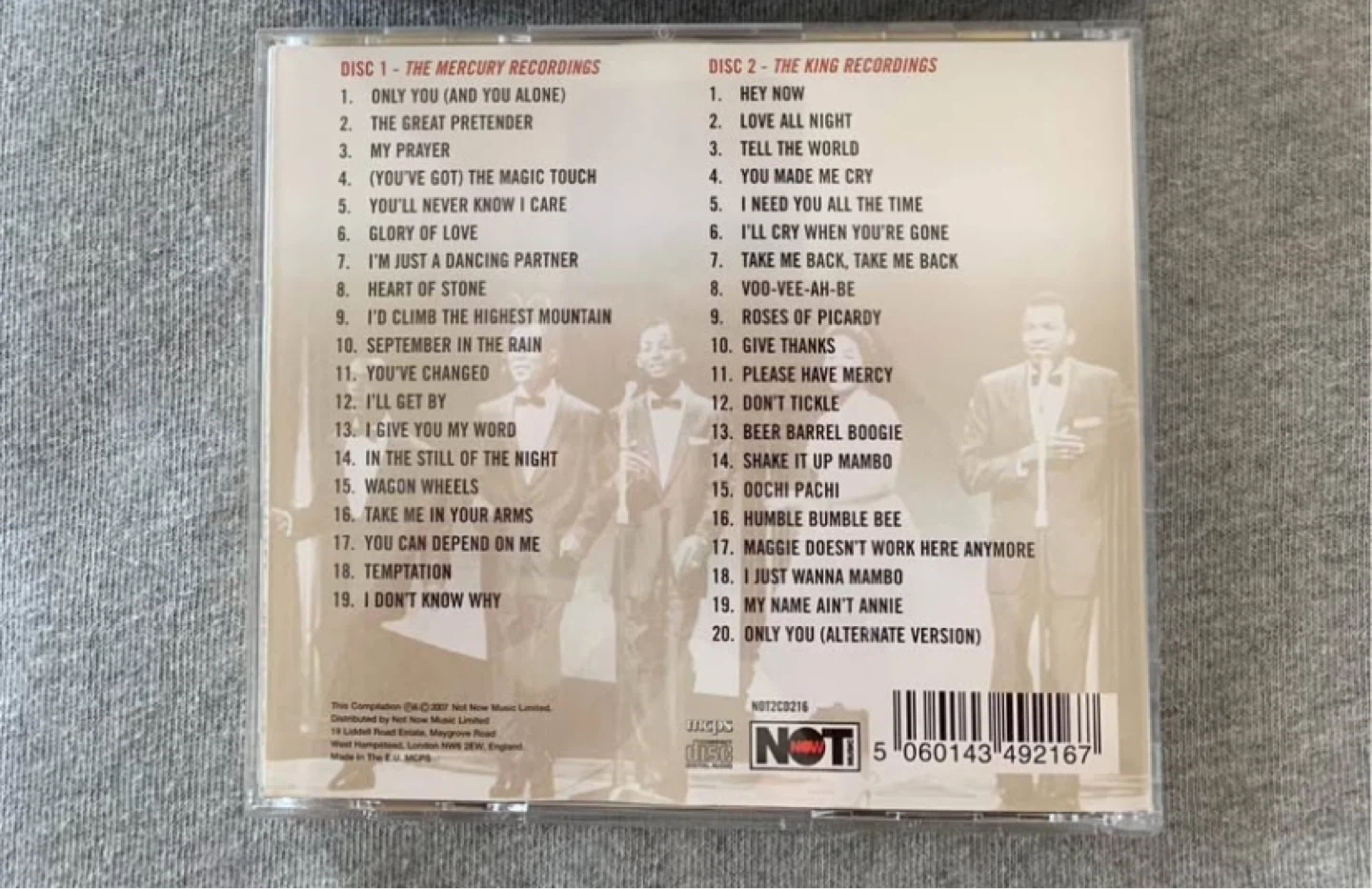 The Platters - Greatest Hits CD - photo 2